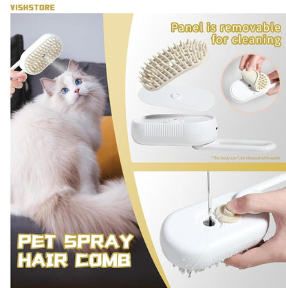 Steam Brush for Pet Care