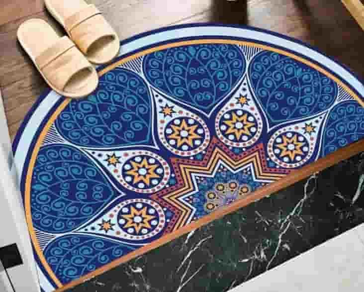 Doormat for main door with Mandala Art