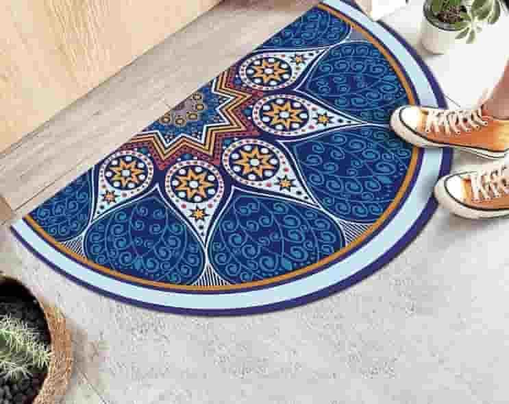 Doormat for main door with Mandala Art