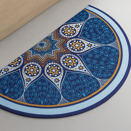 Doormat for main door with Mandala Art